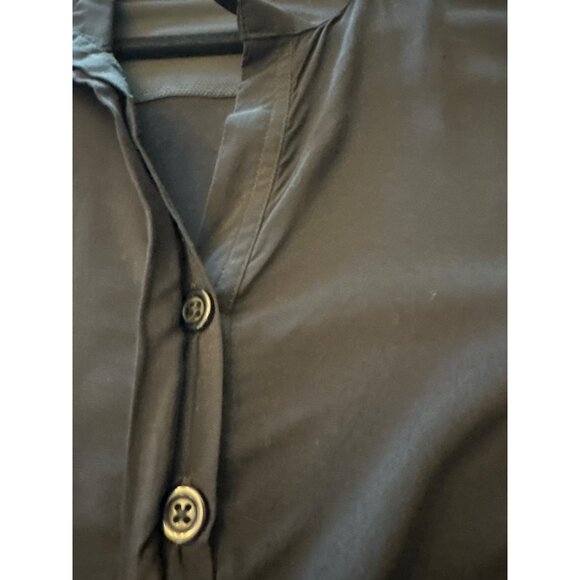 Lane Bryant Womens Black Long Sleeve Blouse Size 18/20 Popover NWT Career Office - Picture 5 of 5